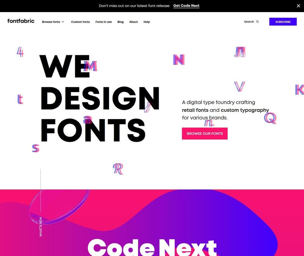 web para descargar tipografias gratis font fabric